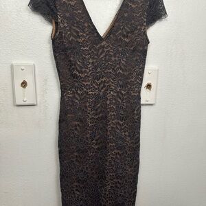 H&M Black Lace Mini Dress